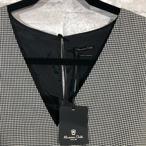 Massimo Dutti Sleeveless Belted houndstoot… - Picture 11 of 16